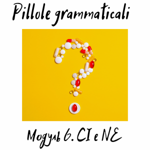Pillole Grammaticali. Модуль 6 (CI e NE)